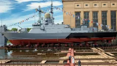 «Шторм» спущен на воду. Амурский завод отметил юбилей боевым пополнением флота